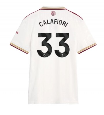 Arsenal Riccardo Calafiori #33 Tredjetröja Dam 2025-26 Kortärmad